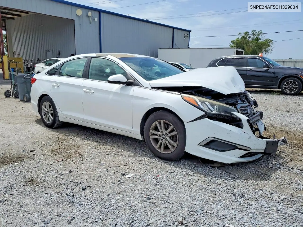 2016 Hyundai Sonata Se VIN: 5NPE24AF5GH329834 Lot: 60921546