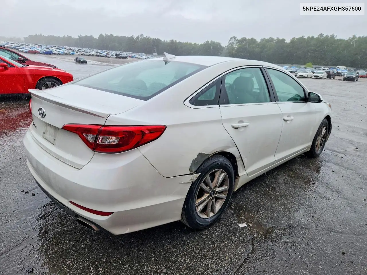 2016 Hyundai Sonata Se VIN: 5NPE24AFXGH357600 Lot: 61982936