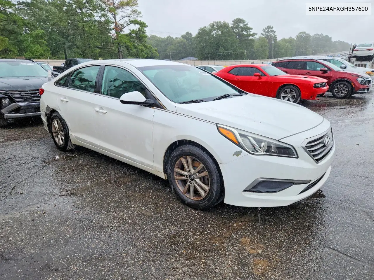 2016 Hyundai Sonata Se VIN: 5NPE24AFXGH357600 Lot: 61982936