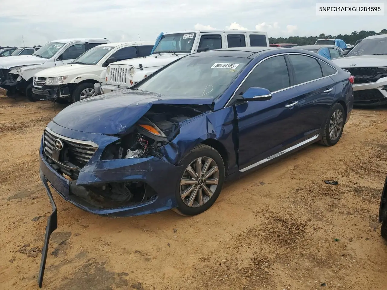 5NPE34AFXGH284595 2016 Hyundai Sonata Sport