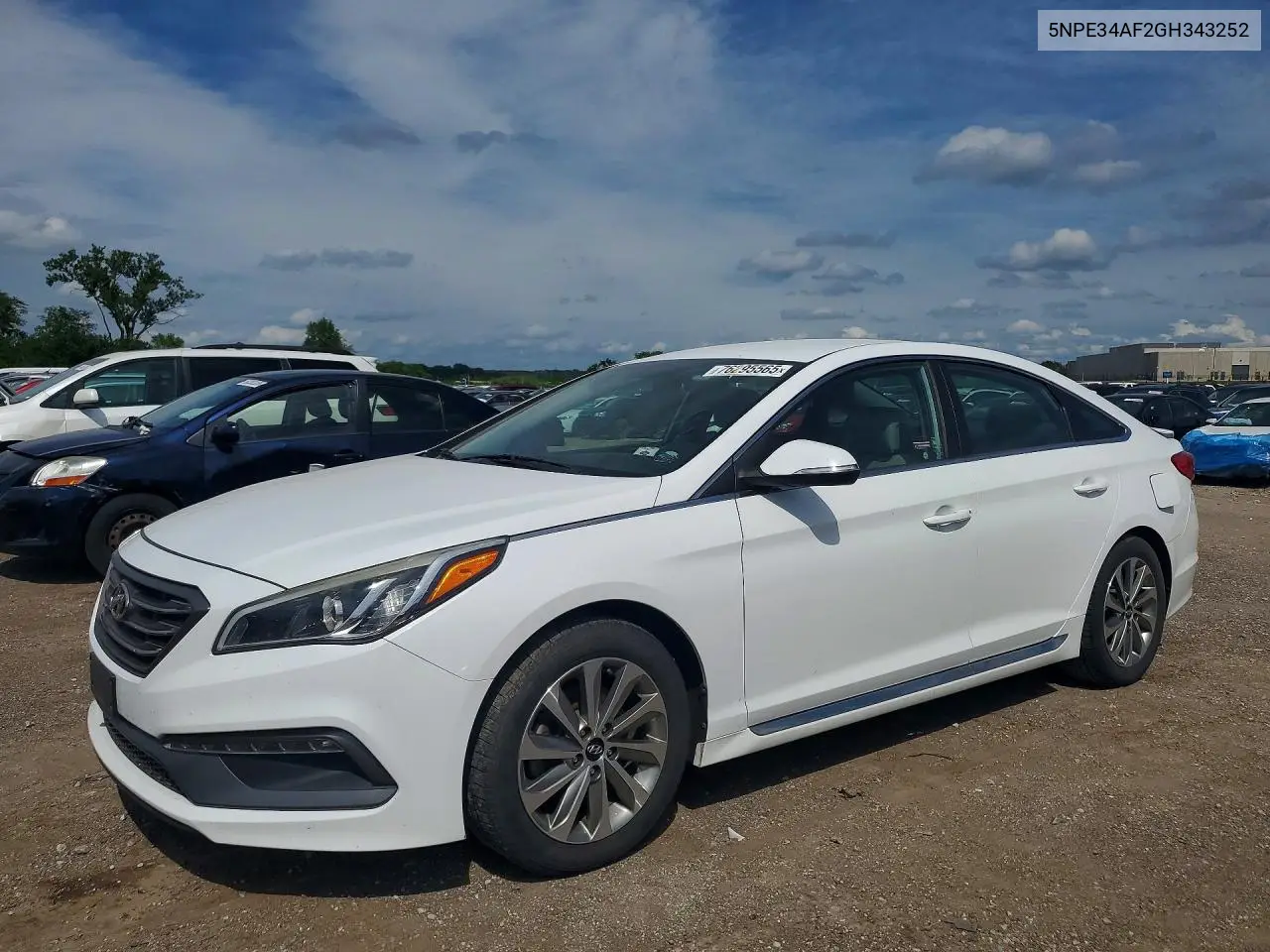 2016 Hyundai Sonata Sport VIN: 5NPE34AF2GH343252 Lot: 76295565