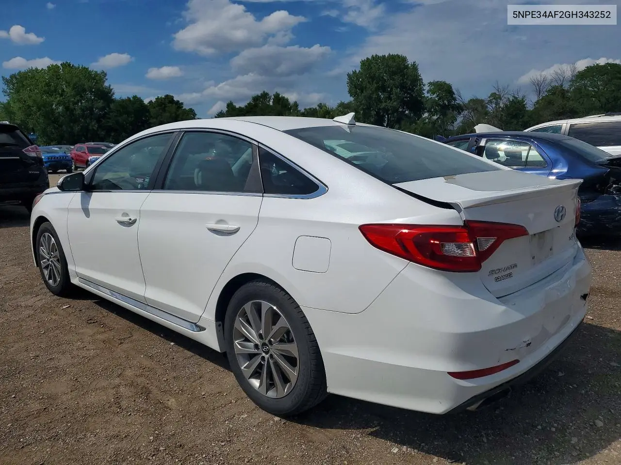 2016 Hyundai Sonata Sport VIN: 5NPE34AF2GH343252 Lot: 76295565