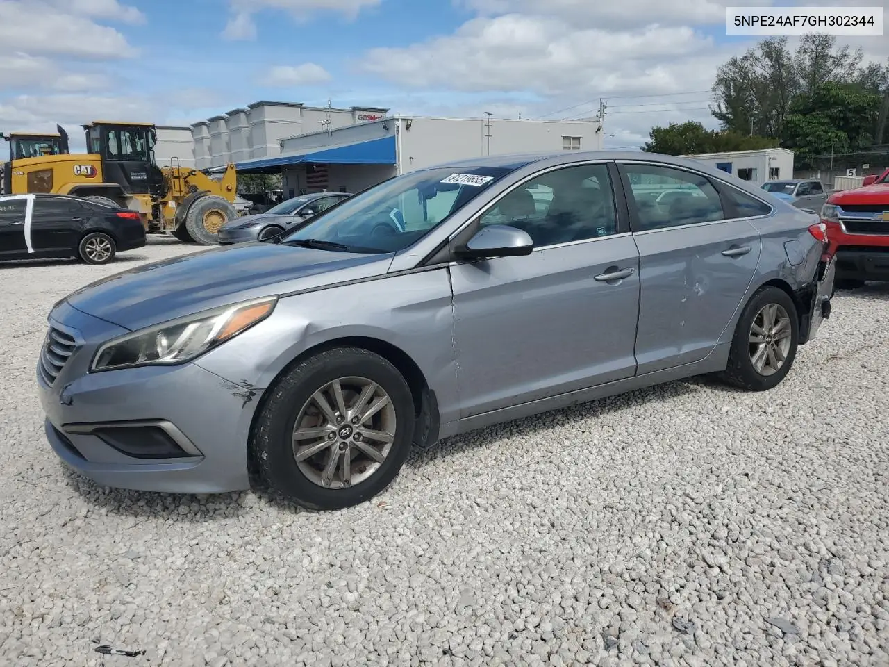 5NPE24AF7GH302344 2016 Hyundai Sonata Se