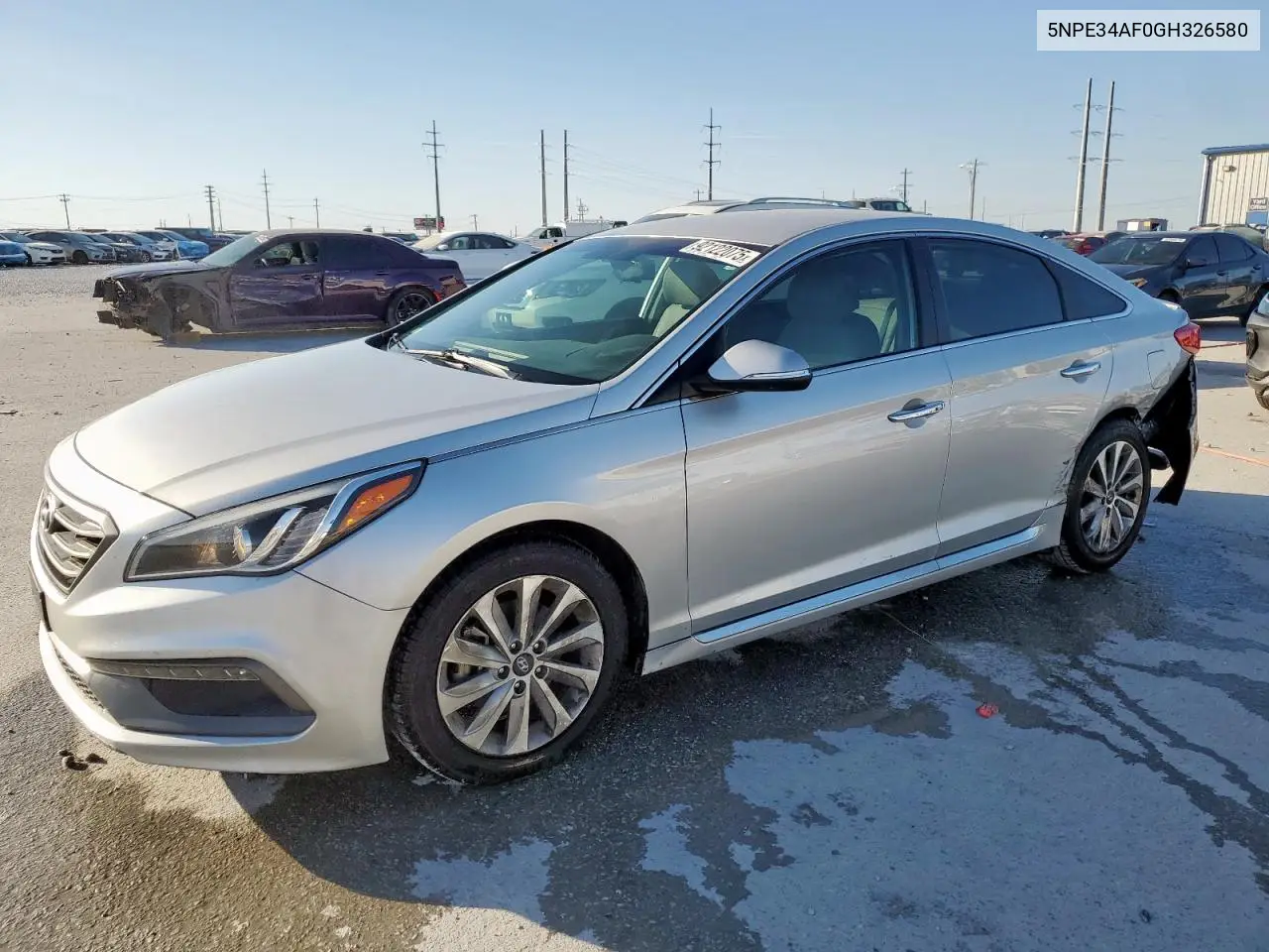 5NPE34AF0GH326580 2016 Hyundai Sonata Sport