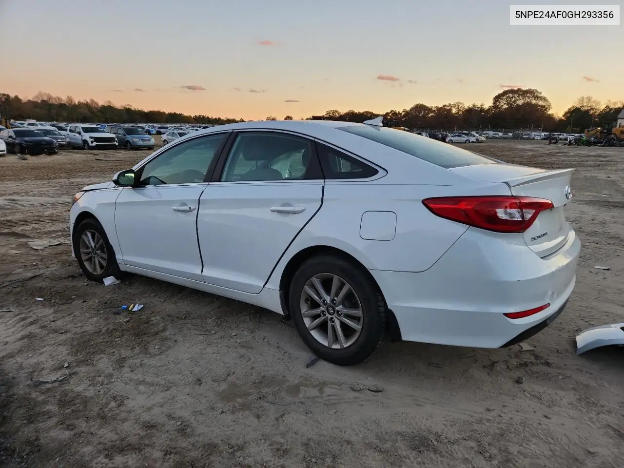 5NPE24AF0GH293356 2016 Hyundai Sonata Se