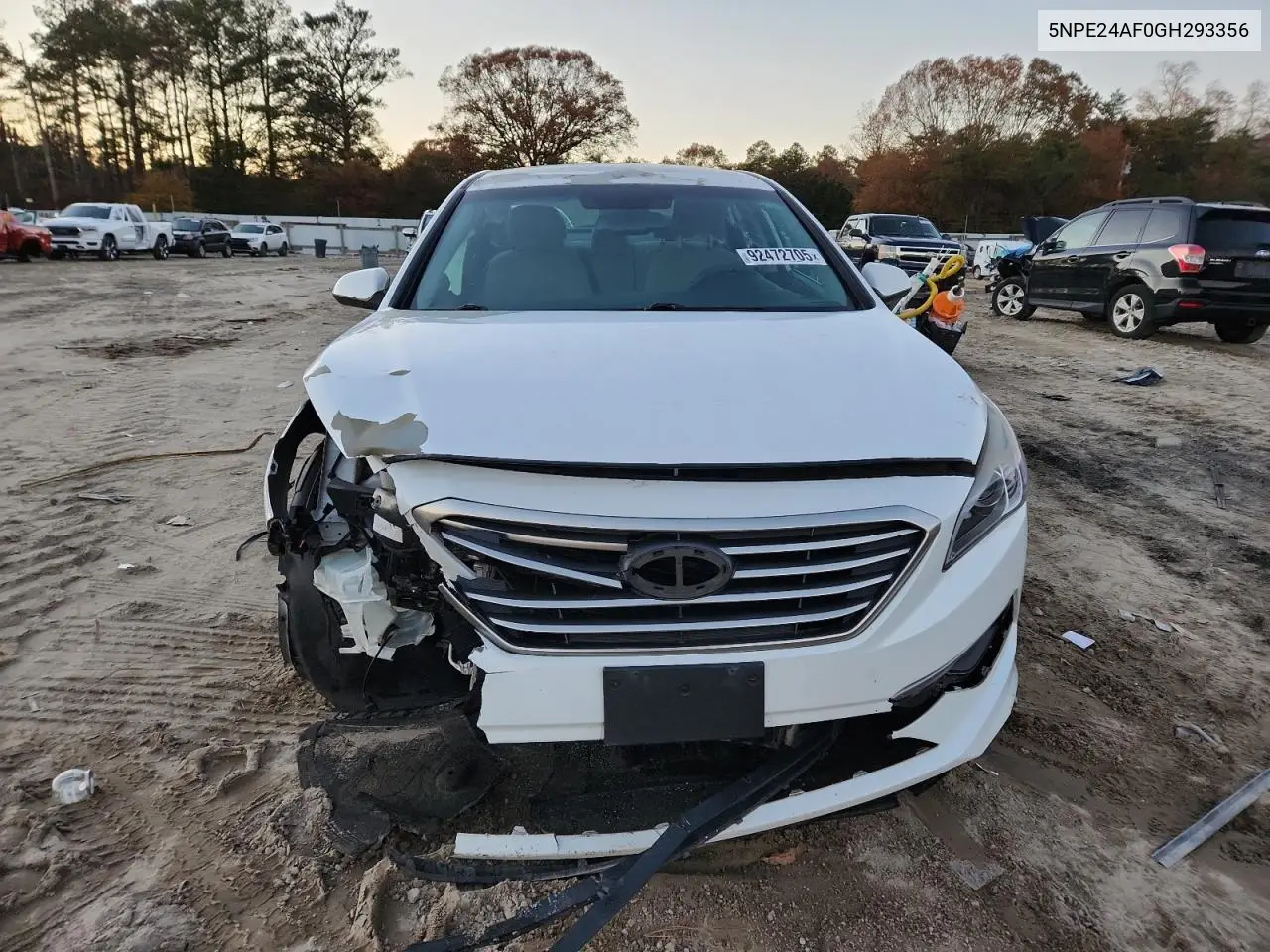 5NPE24AF0GH293356 2016 Hyundai Sonata Se