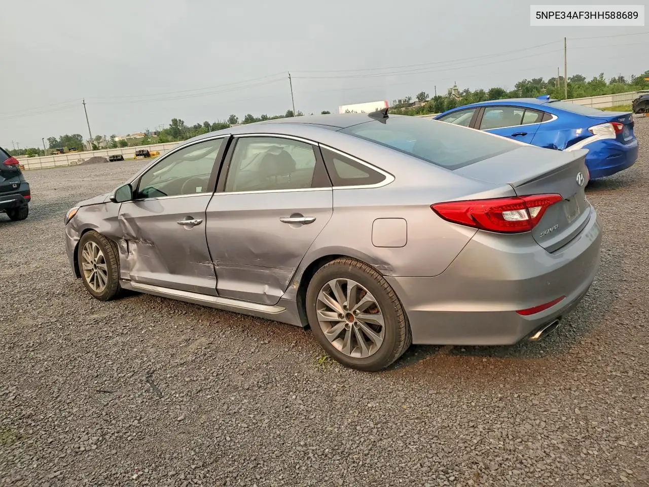 2017 Hyundai Sonata Sport VIN: 5NPE34AF3HH588689 Lot: 58261666