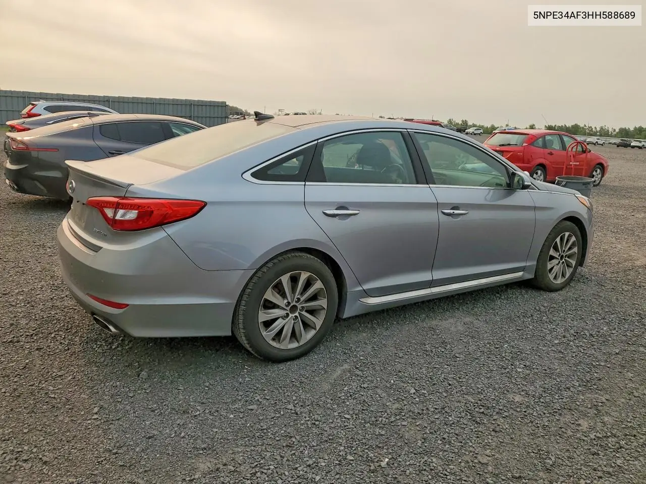2017 Hyundai Sonata Sport VIN: 5NPE34AF3HH588689 Lot: 58261666