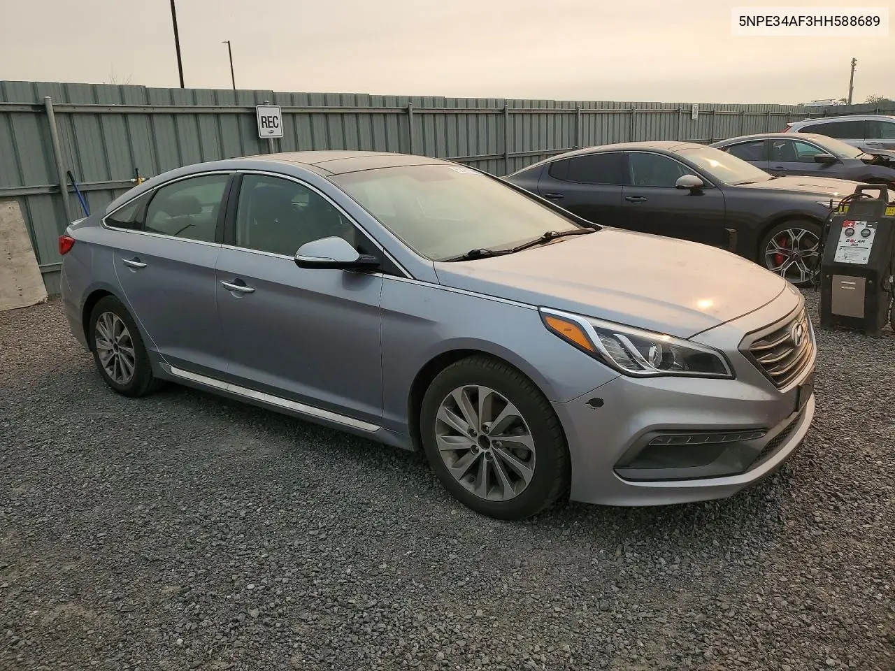 2017 Hyundai Sonata Sport VIN: 5NPE34AF3HH588689 Lot: 58261666