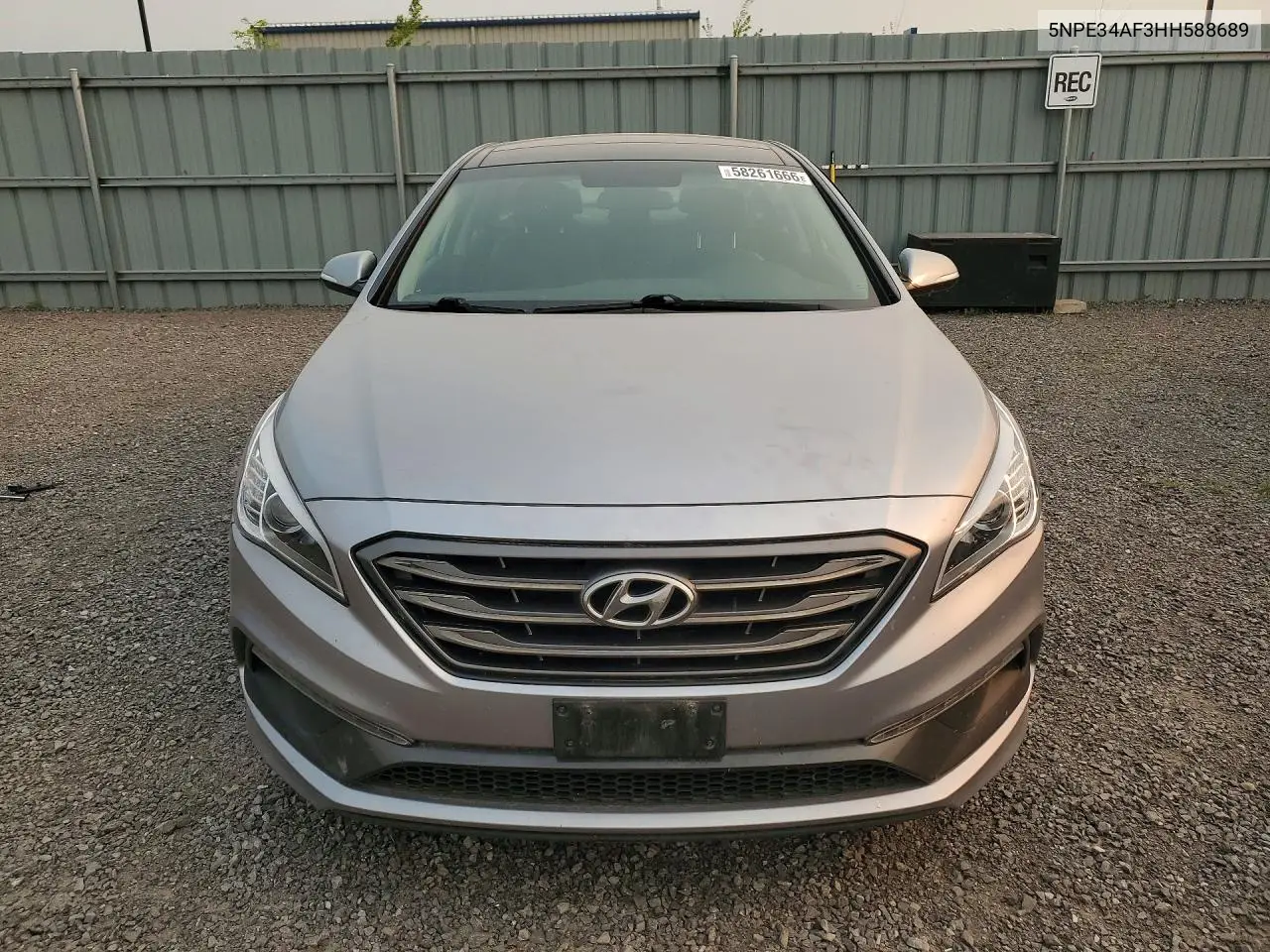 2017 Hyundai Sonata Sport VIN: 5NPE34AF3HH588689 Lot: 58261666