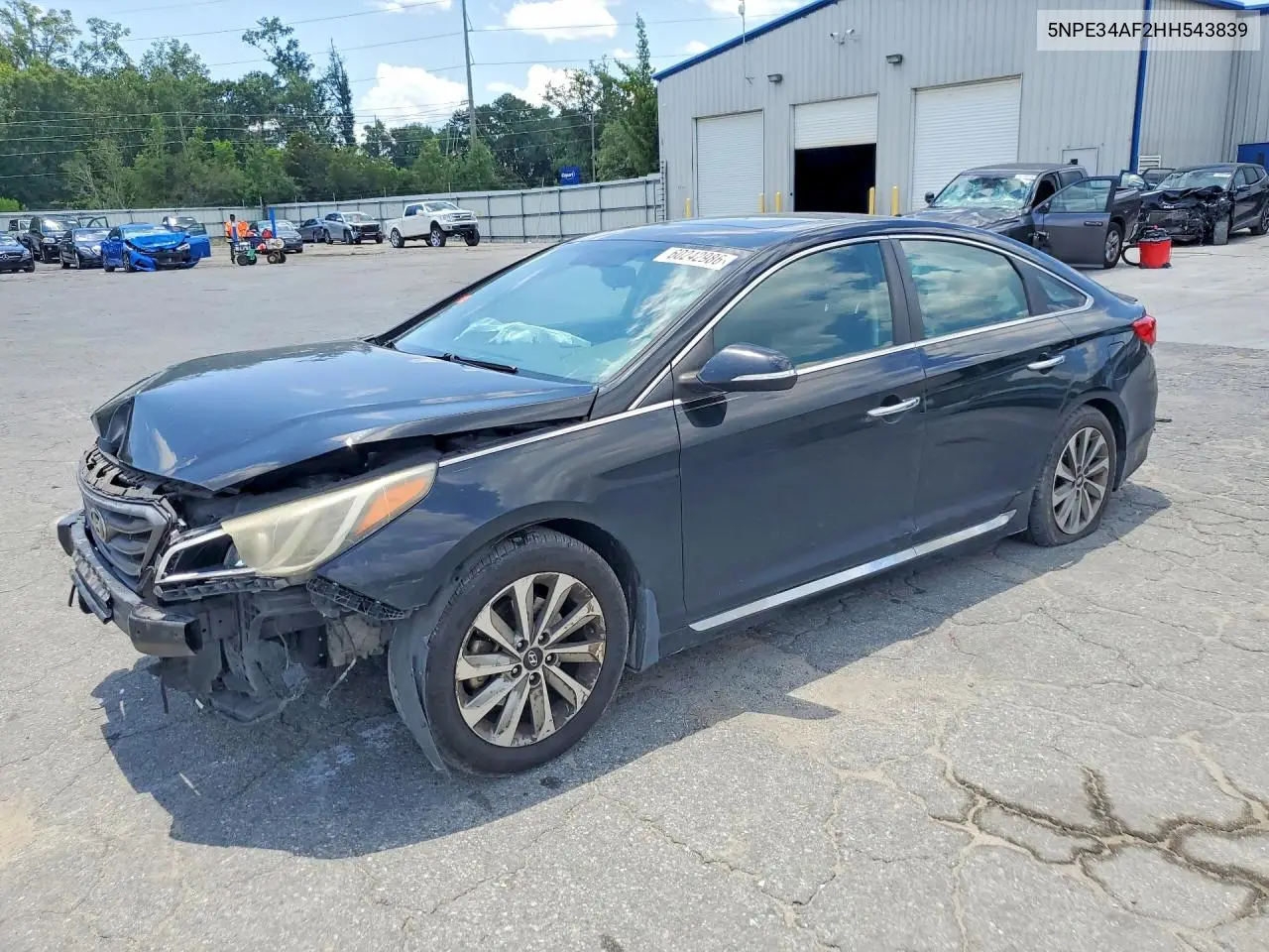 2017 Hyundai Sonata Sport VIN: 5NPE34AF2HH543839 Lot: 60242986