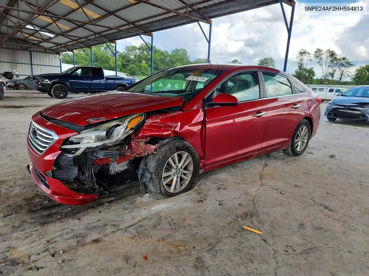 2017 Hyundai Sonata Se VIN: 5NPE24AF2HH554813 Lot: 61074216