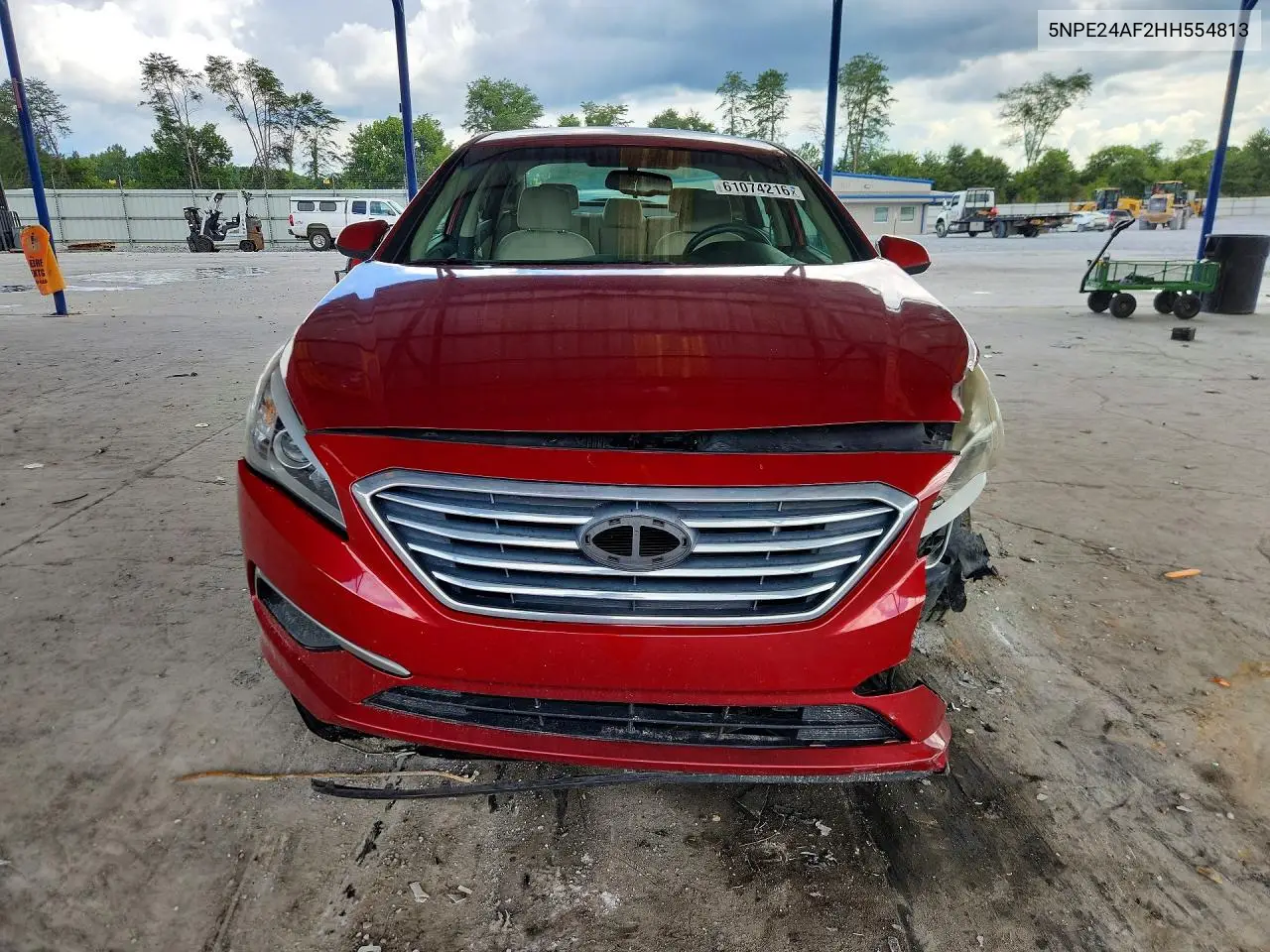2017 Hyundai Sonata Se VIN: 5NPE24AF2HH554813 Lot: 61074216