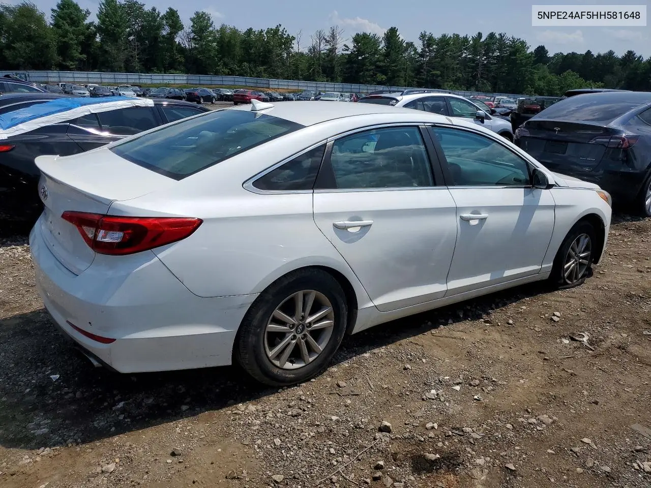 2017 Hyundai Sonata Se VIN: 5NPE24AF5HH581648 Lot: 61759136