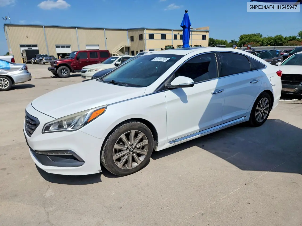 2017 Hyundai Sonata Limited VIN: 5NPE34AF4HH545947 Lot: 61910236