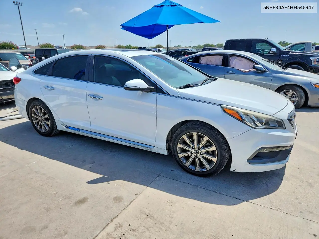 2017 Hyundai Sonata Limited VIN: 5NPE34AF4HH545947 Lot: 61910236