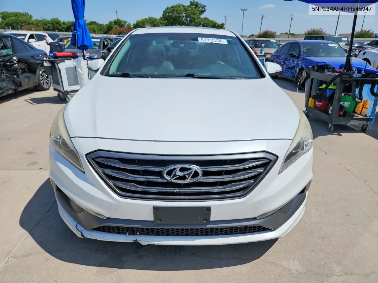 2017 Hyundai Sonata Limited VIN: 5NPE34AF4HH545947 Lot: 61910236