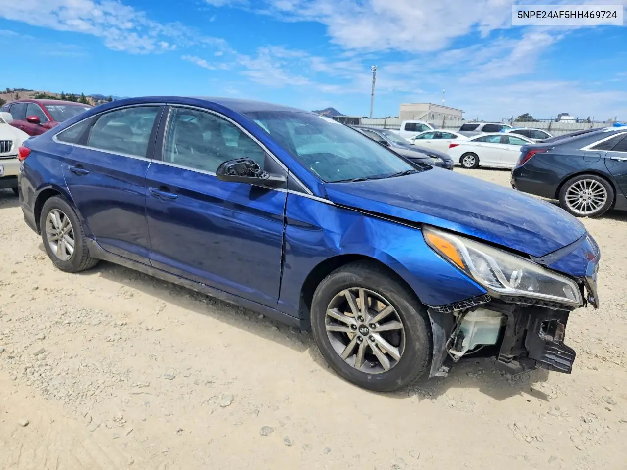 2017 Hyundai Sonata Se VIN: 5NPE24AF5HH469724 Lot: 62137326