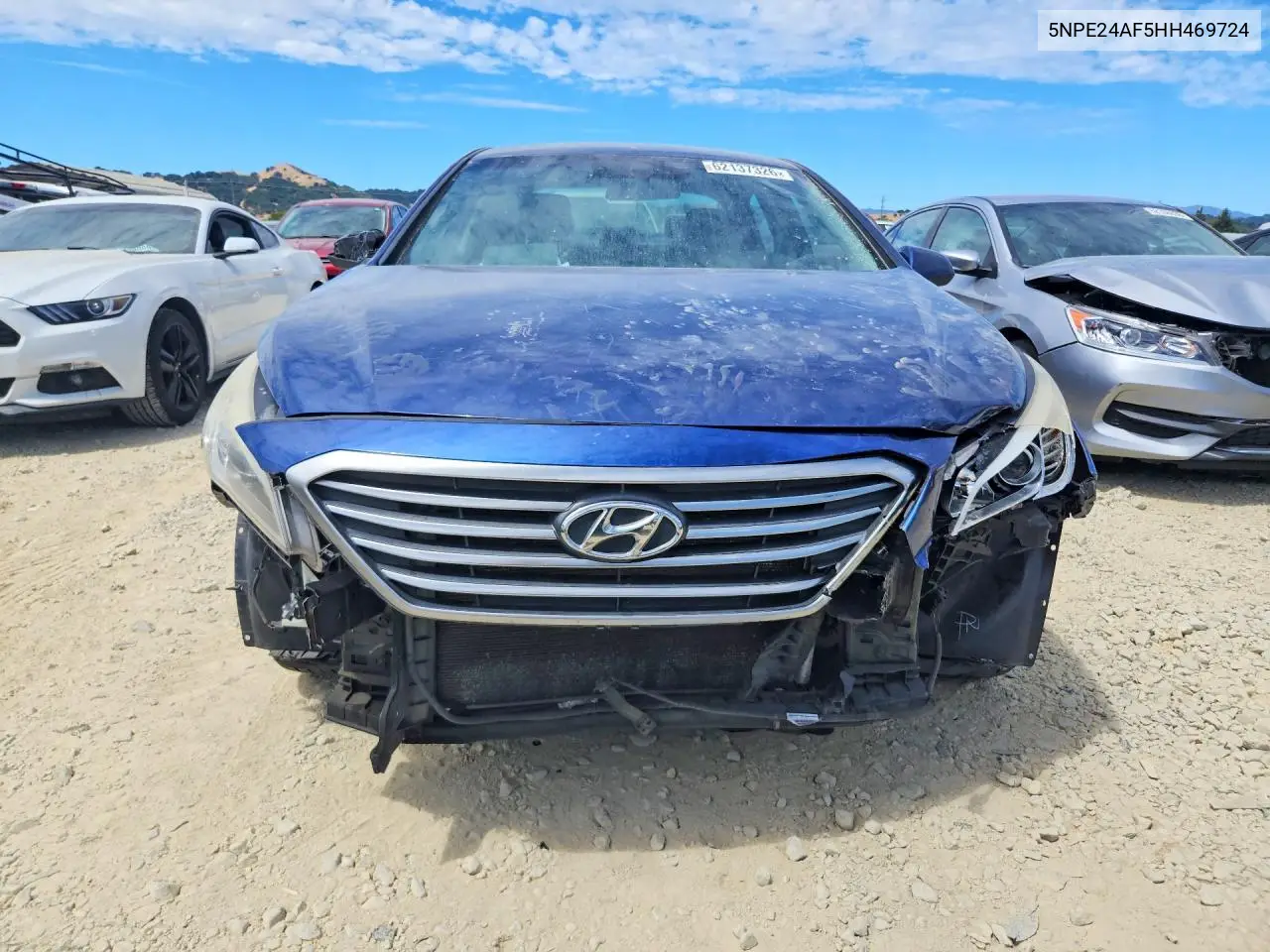 2017 Hyundai Sonata Se VIN: 5NPE24AF5HH469724 Lot: 62137326