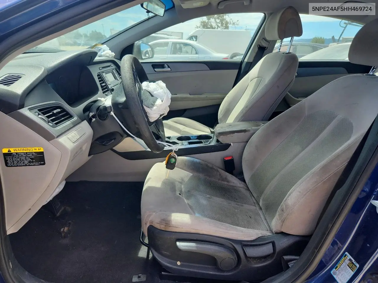 2017 Hyundai Sonata Se VIN: 5NPE24AF5HH469724 Lot: 62137326