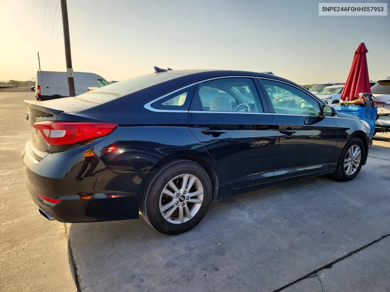 2017 Hyundai Sonata Se VIN: 5NPE24AF0HH557953 Lot: 62163146