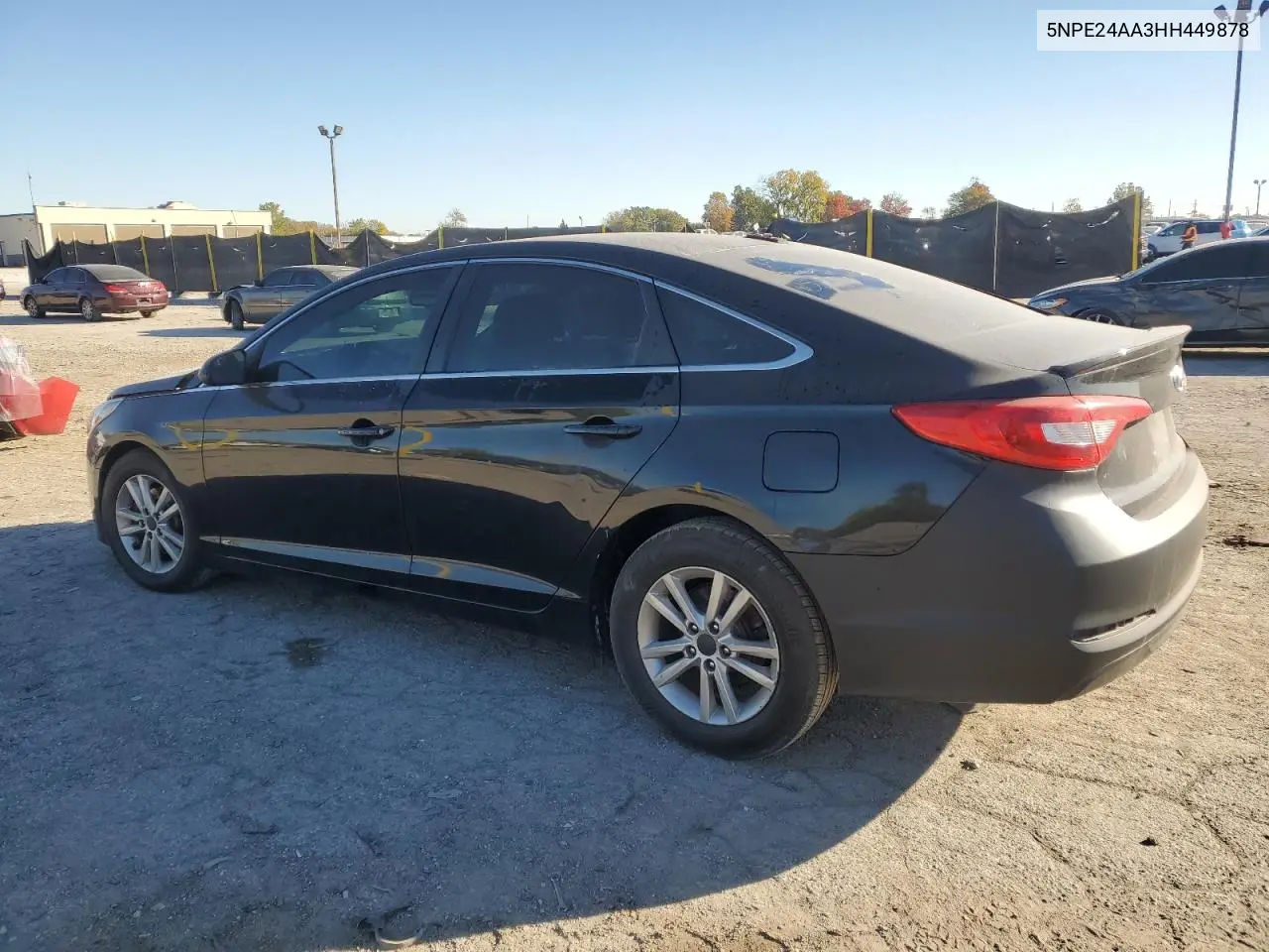 5NPE24AA3HH449878 2017 Hyundai Sonata Eco