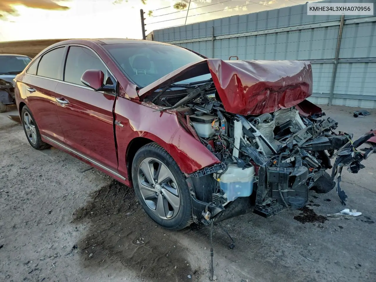 KMHE34L3XHA070956 2017 Hyundai Sonata Hybrid