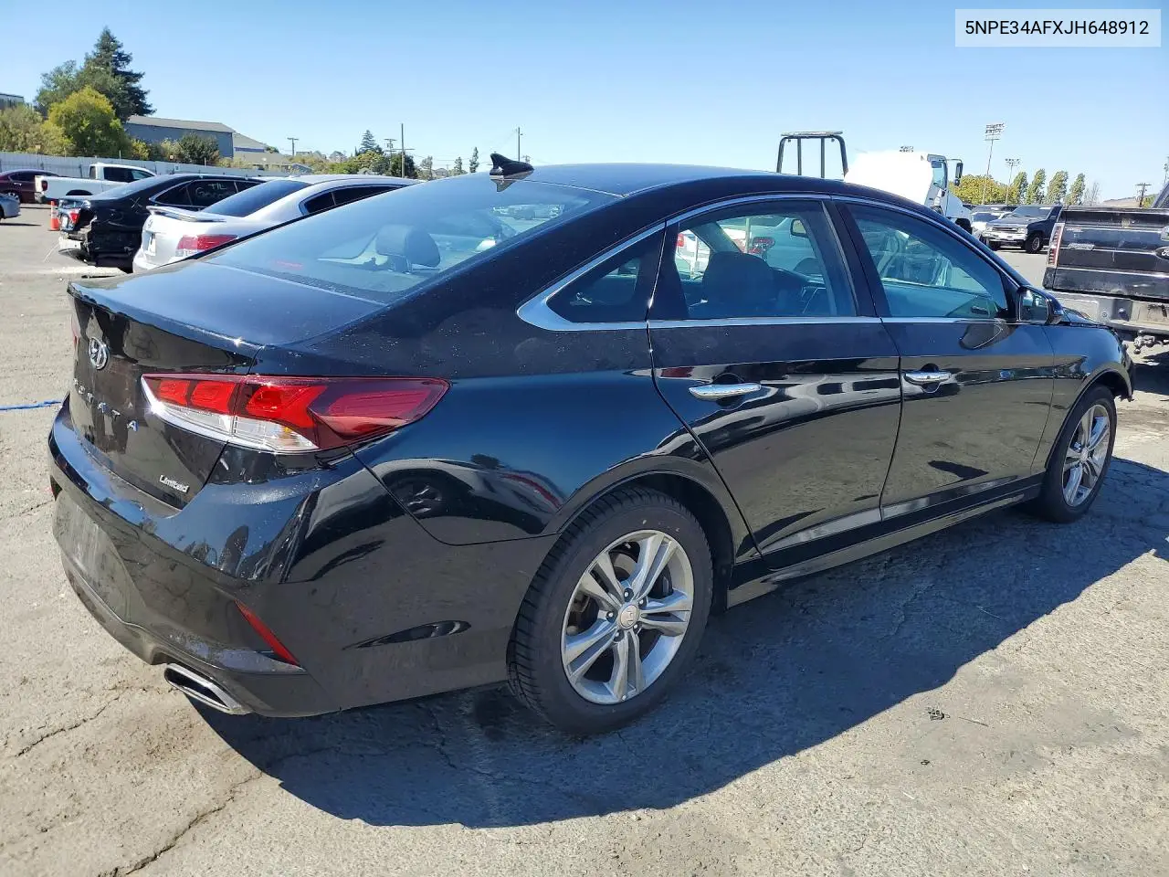 2018 Hyundai Sonata Limited VIN: 5NPE34AFXJH648912 Lot: 60261716
