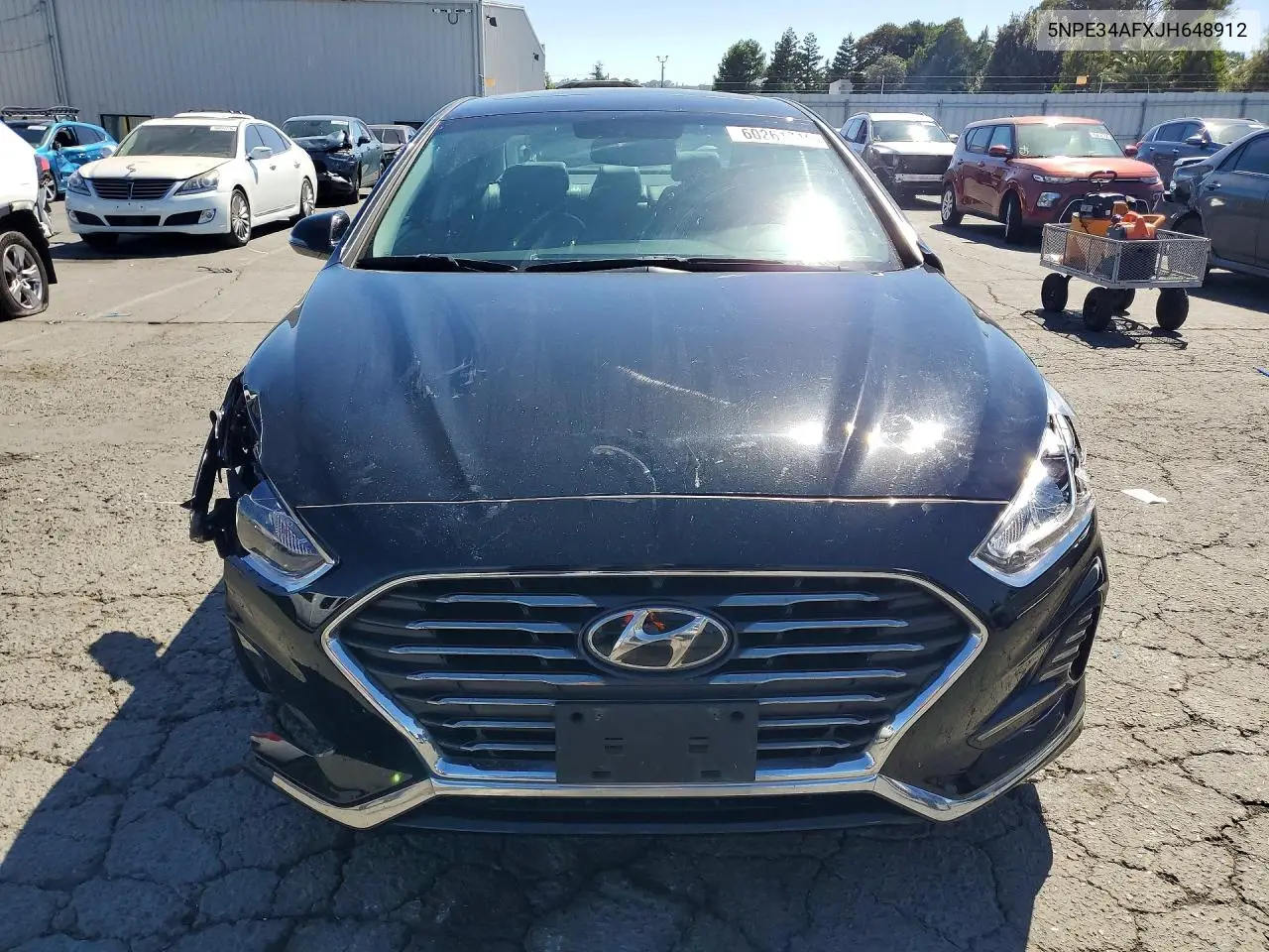 2018 Hyundai Sonata Limited VIN: 5NPE34AFXJH648912 Lot: 60261716