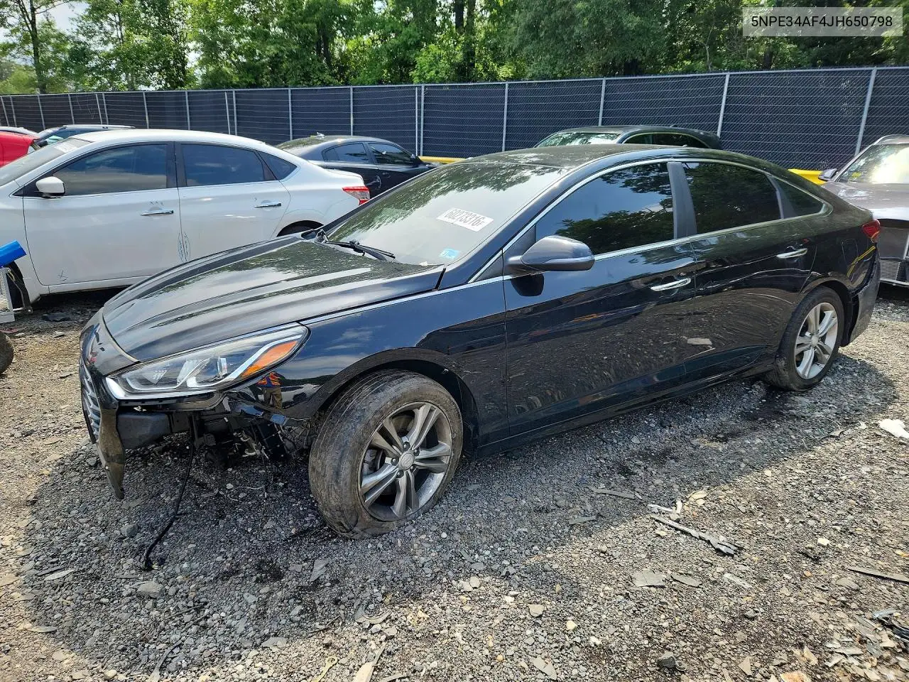 2018 Hyundai Sonata Sel VIN: 5NPE34AF4JH650798 Lot: 60273316
