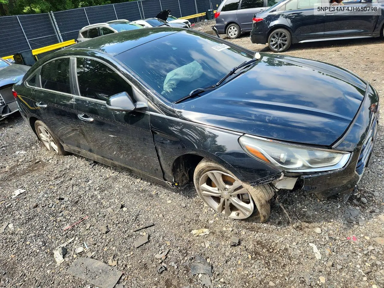 2018 Hyundai Sonata Sel VIN: 5NPE34AF4JH650798 Lot: 60273316