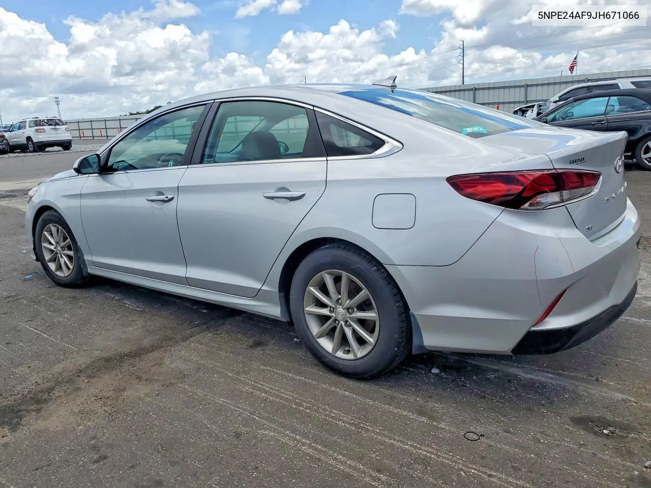 2018 Hyundai Sonata Se VIN: 5NPE24AF9JH671066 Lot: 61229876