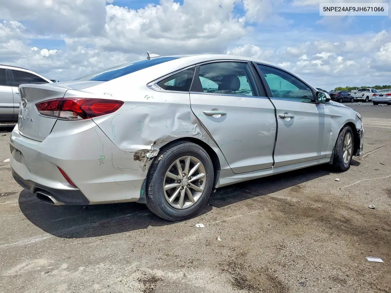 2018 Hyundai Sonata Se VIN: 5NPE24AF9JH671066 Lot: 61229876