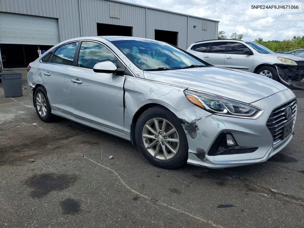 2018 Hyundai Sonata Se VIN: 5NPE24AF9JH671066 Lot: 61229876