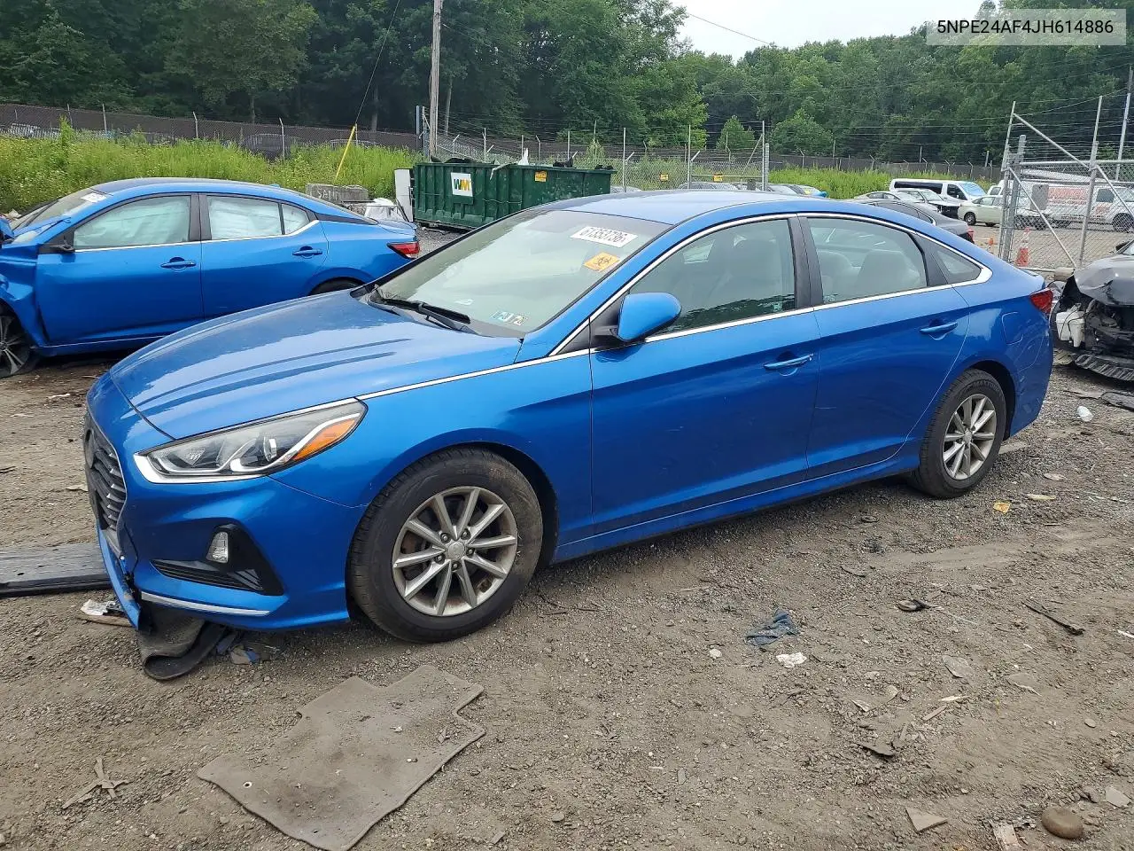 2018 Hyundai Sonata Se VIN: 5NPE24AF4JH614886 Lot: 61353736