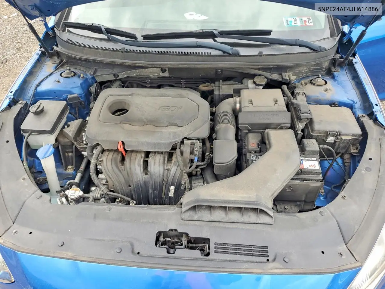 2018 Hyundai Sonata Se VIN: 5NPE24AF4JH614886 Lot: 61353736