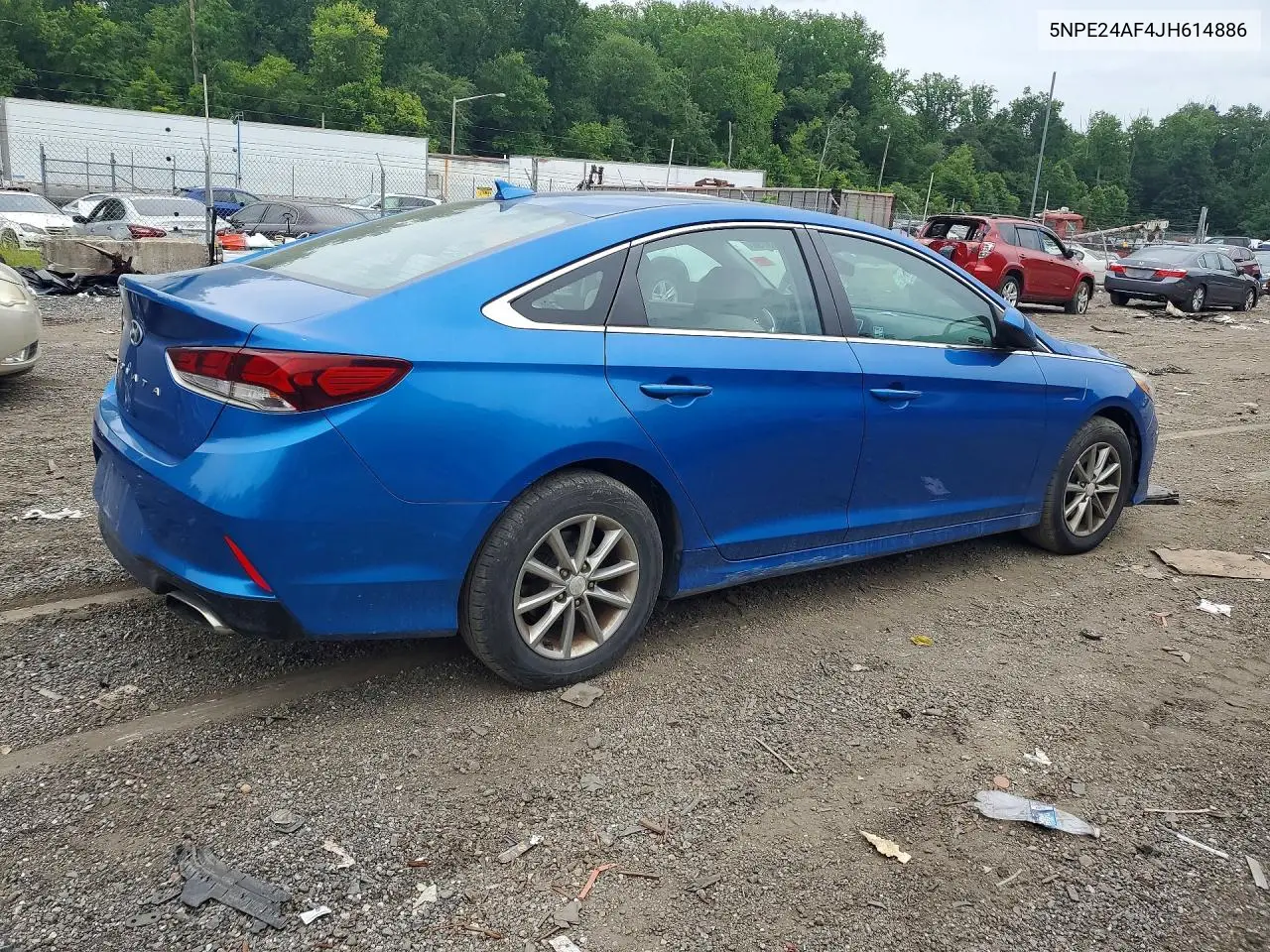 2018 Hyundai Sonata Se VIN: 5NPE24AF4JH614886 Lot: 61353736