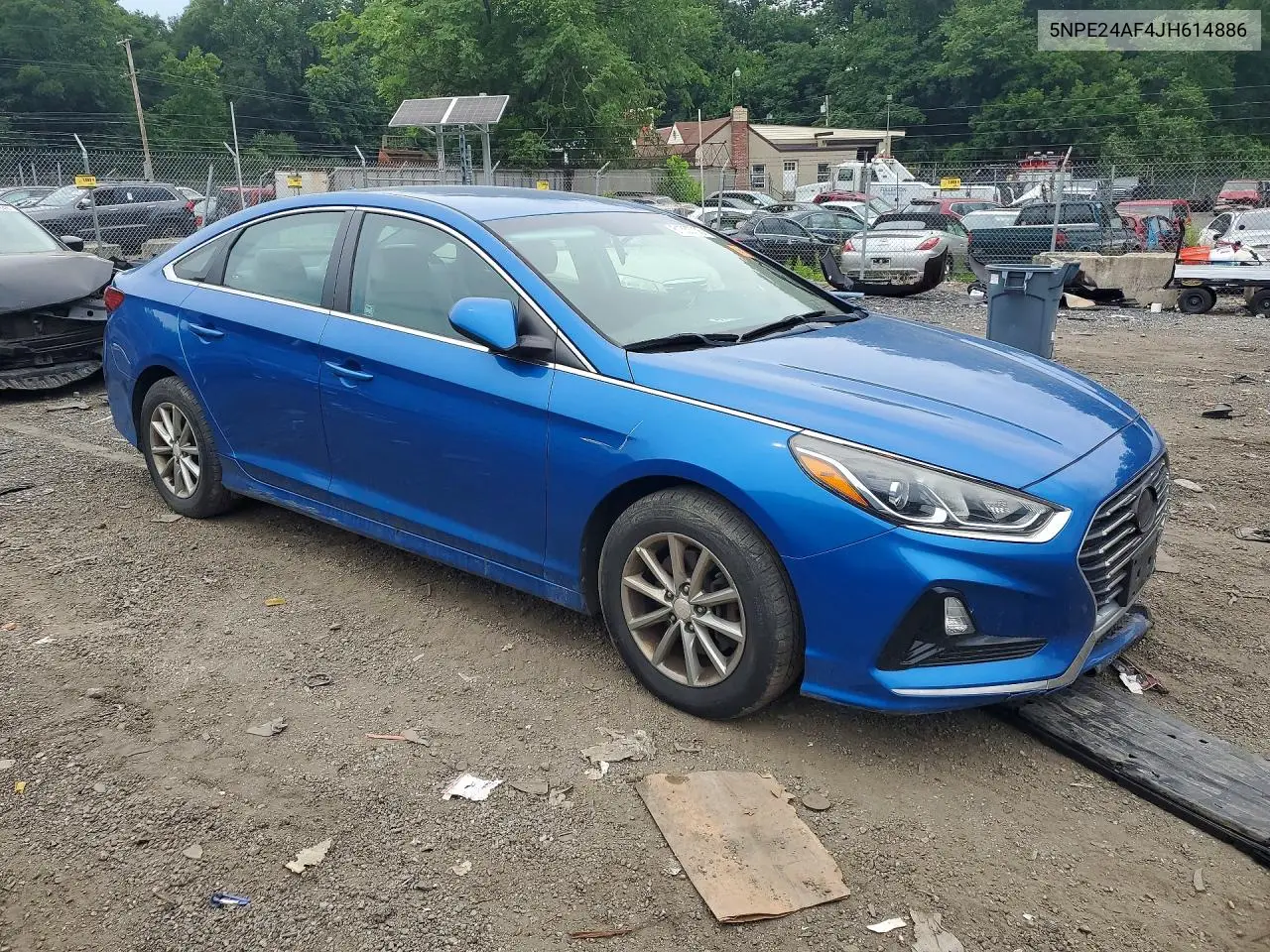 2018 Hyundai Sonata Se VIN: 5NPE24AF4JH614886 Lot: 61353736