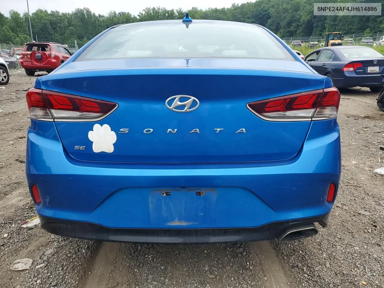 2018 Hyundai Sonata Se VIN: 5NPE24AF4JH614886 Lot: 61353736