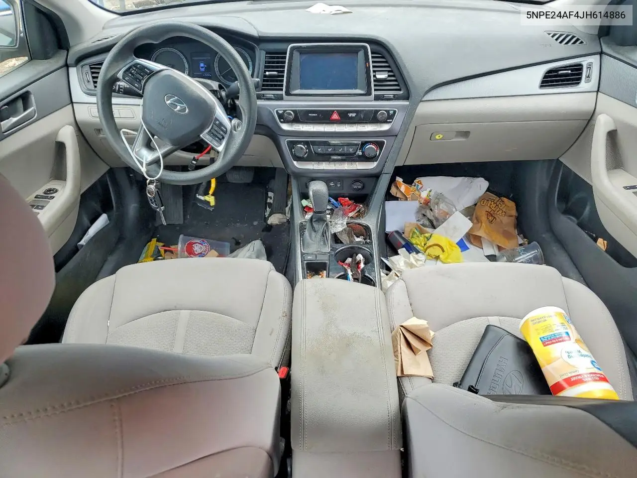2018 Hyundai Sonata Se VIN: 5NPE24AF4JH614886 Lot: 61353736