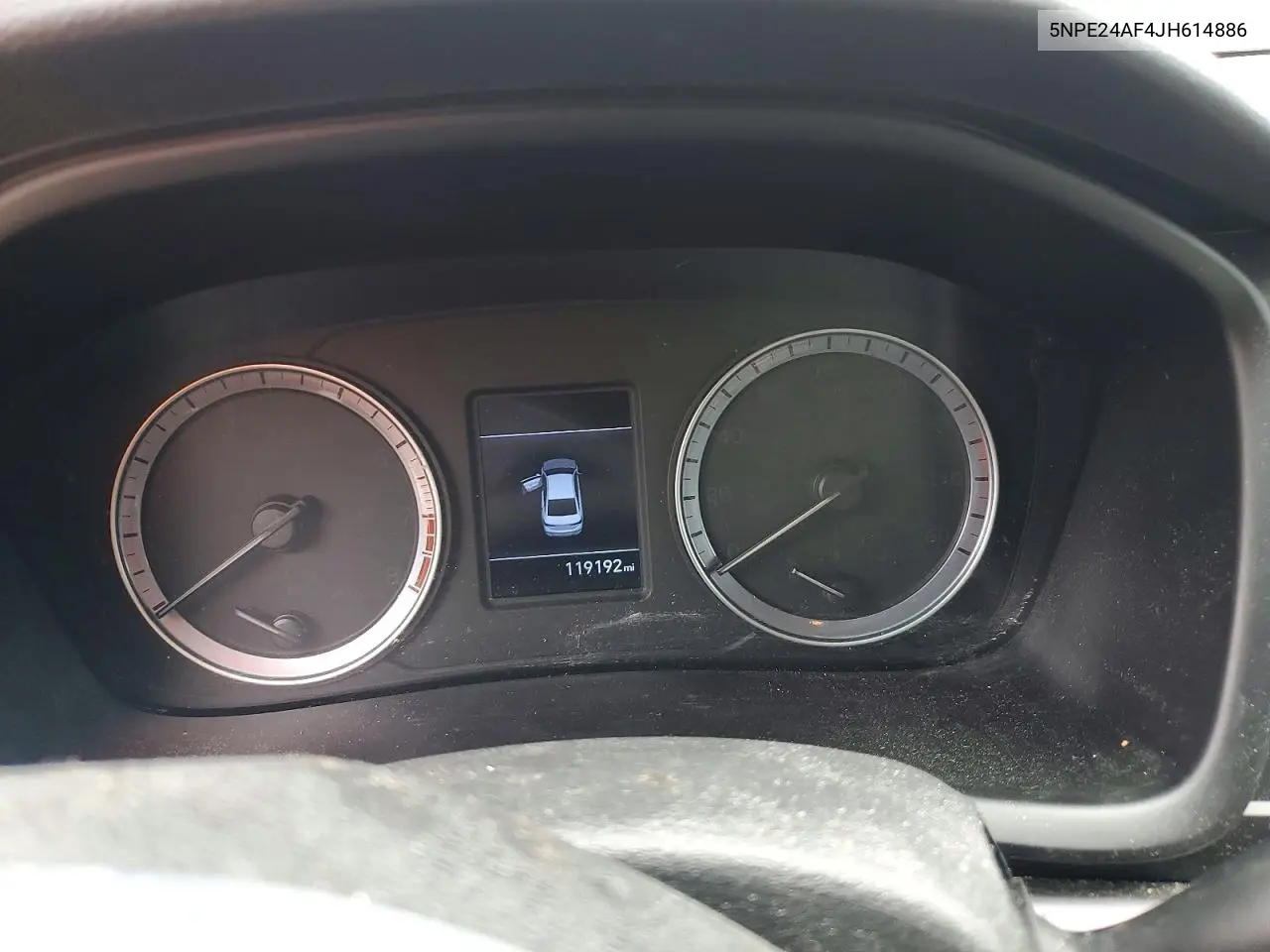 2018 Hyundai Sonata Se VIN: 5NPE24AF4JH614886 Lot: 61353736