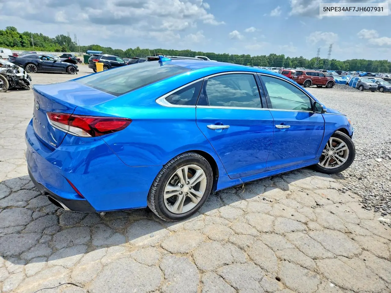 2018 Hyundai Sonata Limited VIN: 5NPE34AF7JH607931 Lot: 61780286