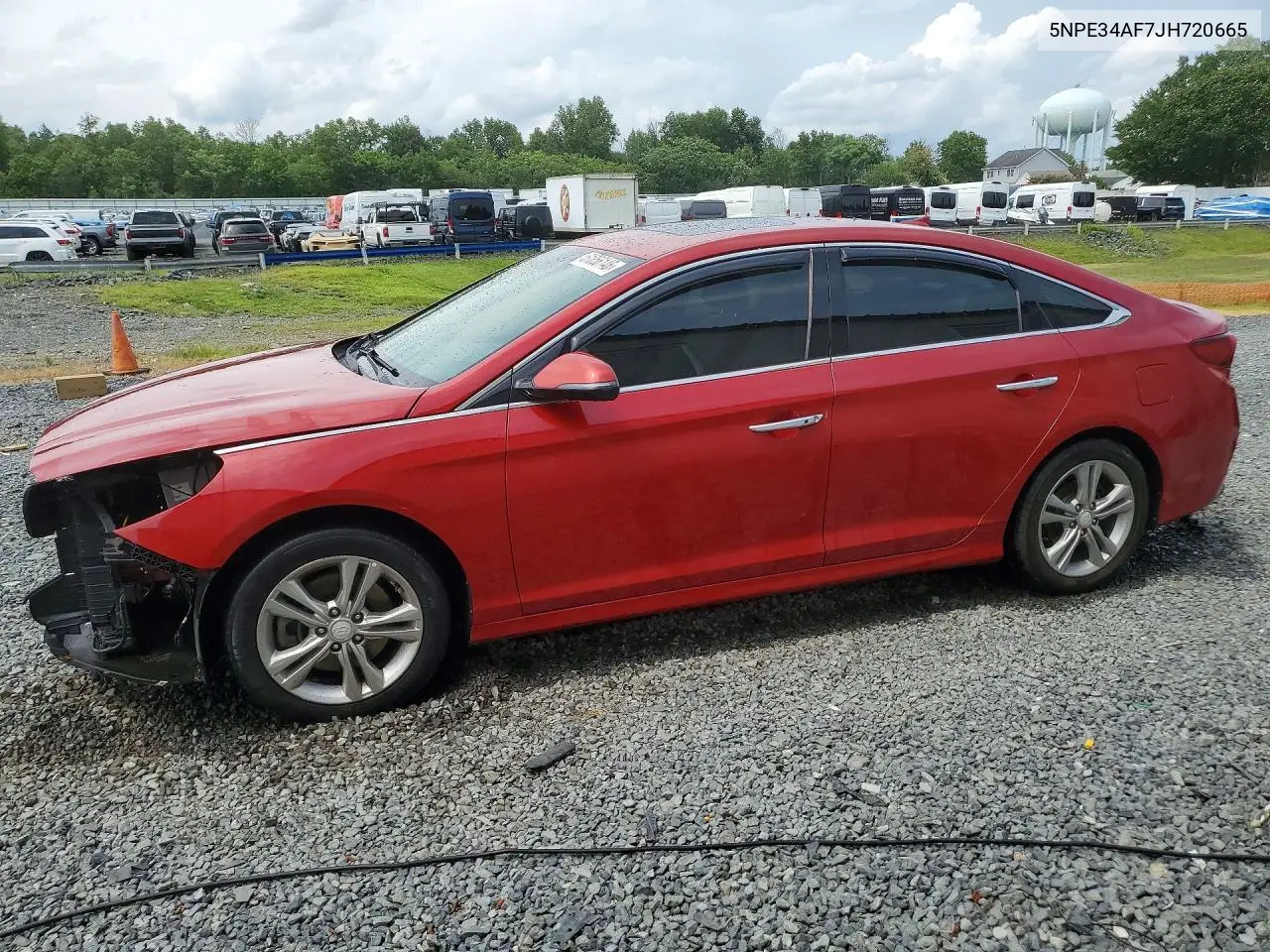 2018 Hyundai Sonata Limited VIN: 5NPE34AF7JH720665 Lot: 61856146