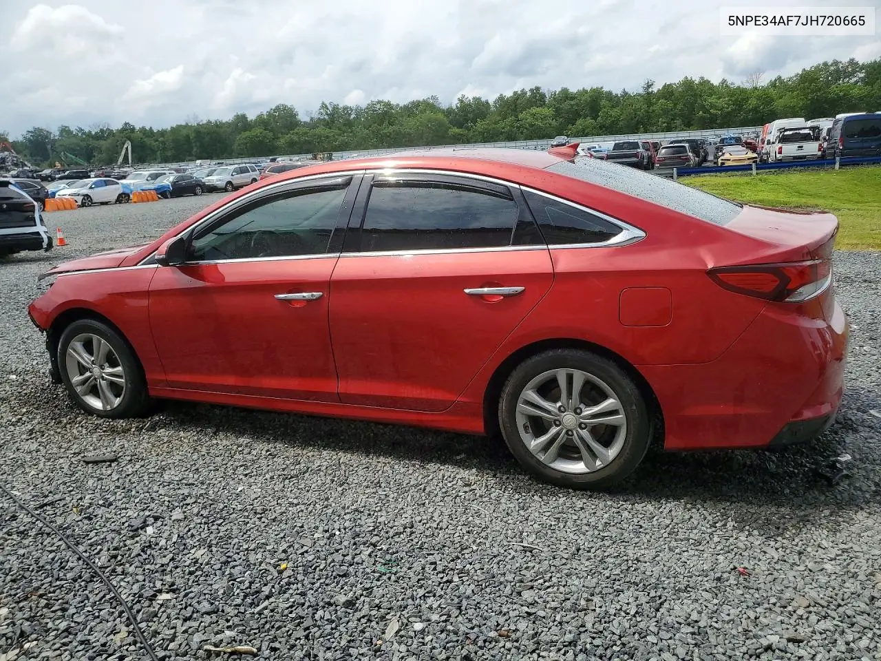 2018 Hyundai Sonata Limited VIN: 5NPE34AF7JH720665 Lot: 61856146