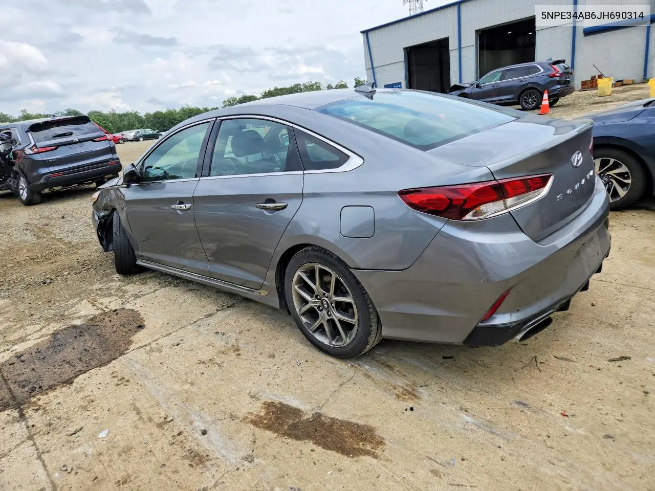 2018 Hyundai Sonata Sport 2.0T VIN: 5NPE34AB6JH690314 Lot: 61918636