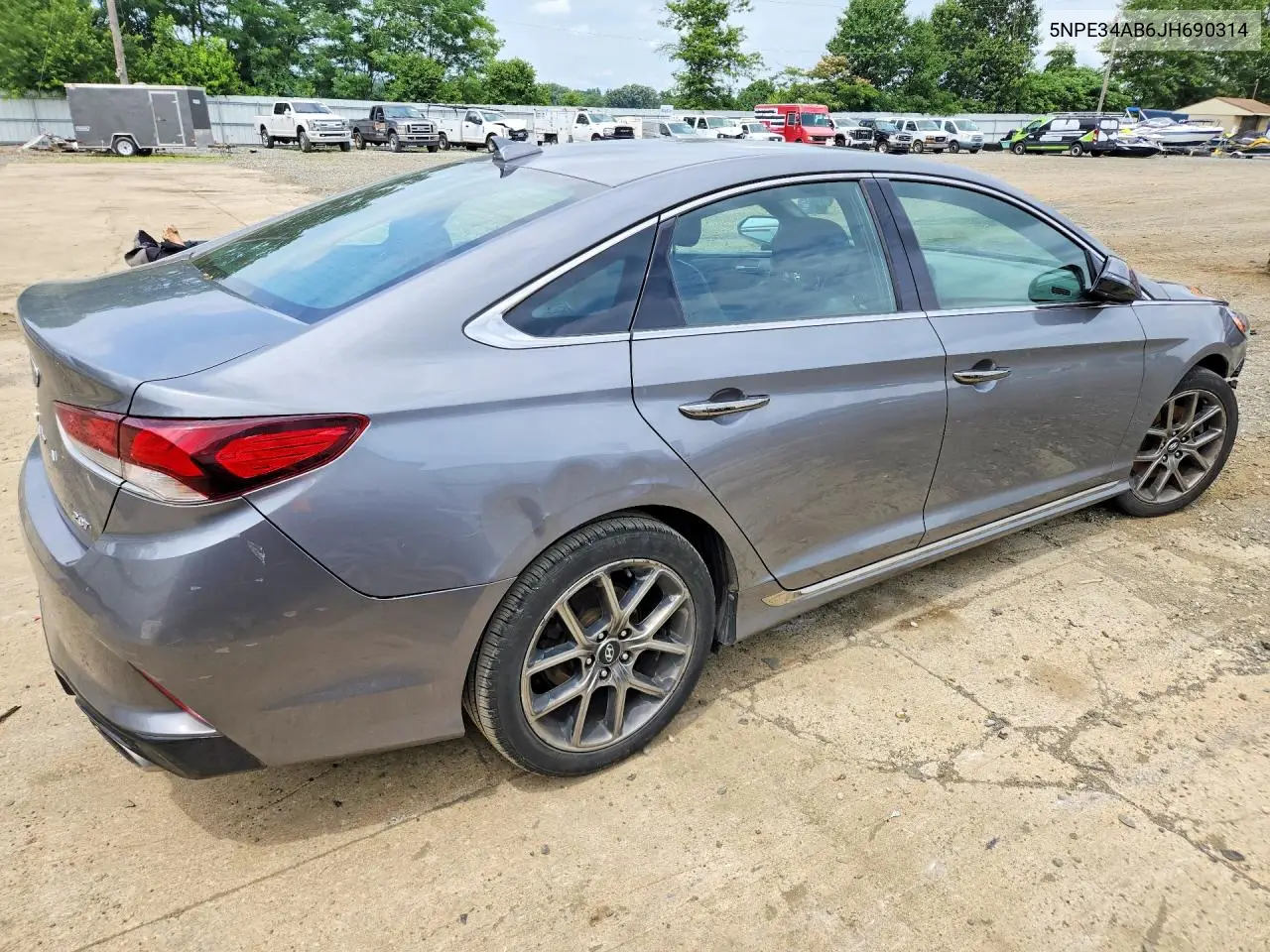 2018 Hyundai Sonata Sport 2.0T VIN: 5NPE34AB6JH690314 Lot: 61918636