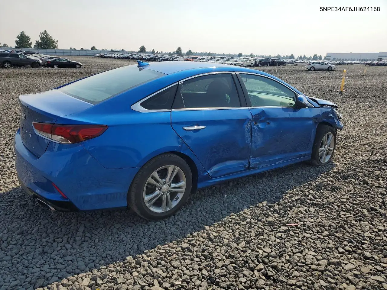 2018 Hyundai Sonata Sel VIN: 5NPE34AF6JH624168 Lot: 62265906