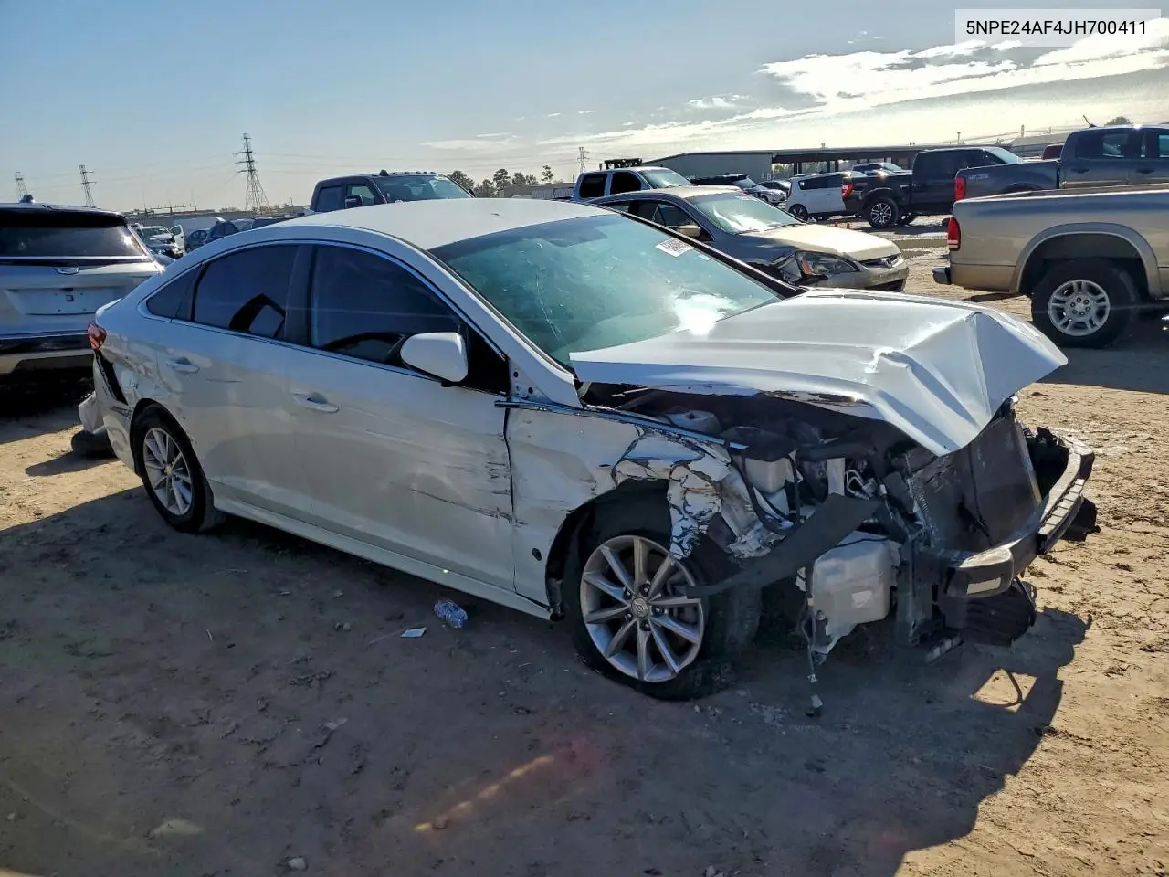 5NPE24AF4JH700411 2018 Hyundai Sonata Se