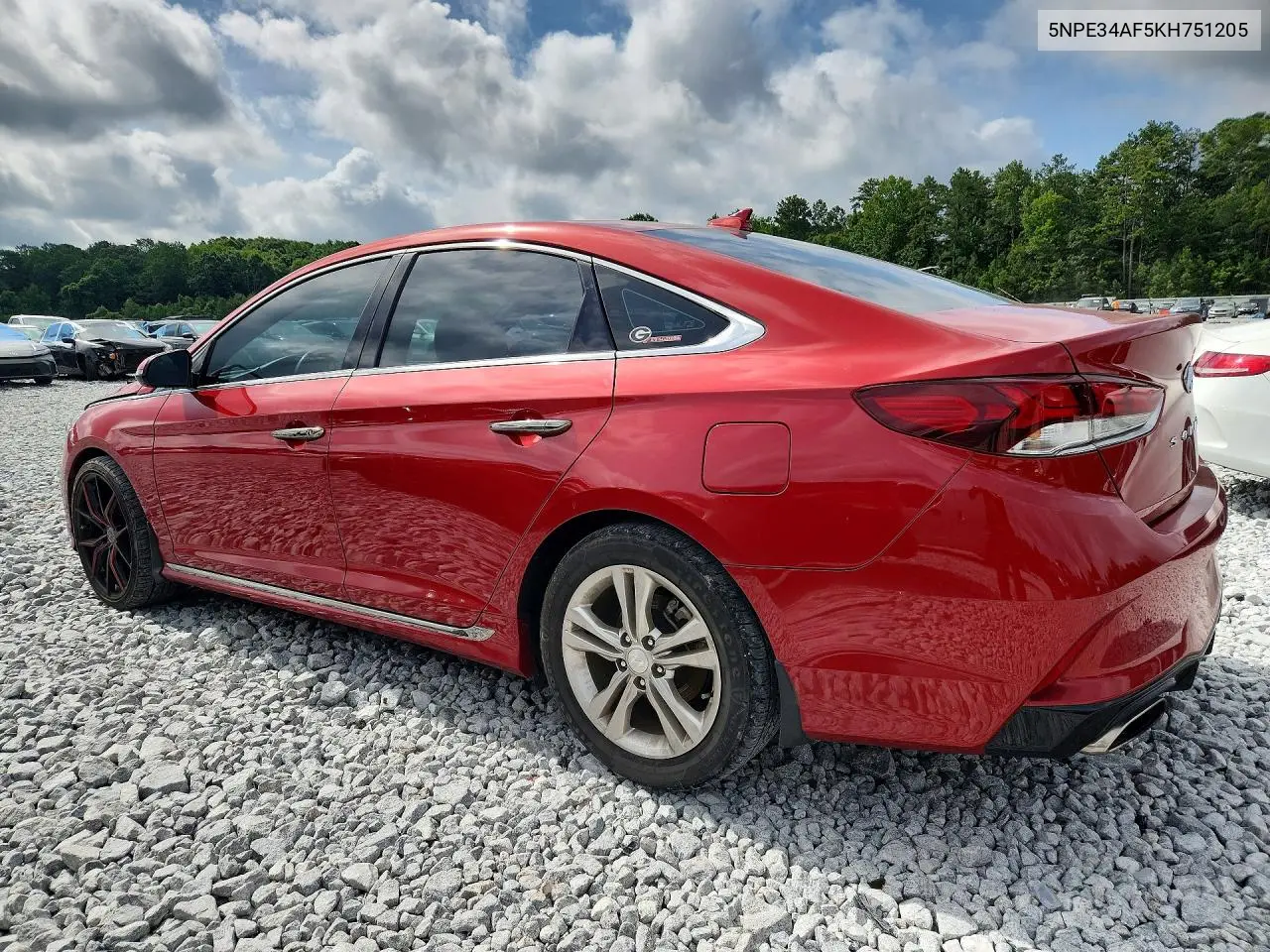 2019 Hyundai Sonata Sport VIN: 5NPE34AF5KH751205 Lot: 56577356