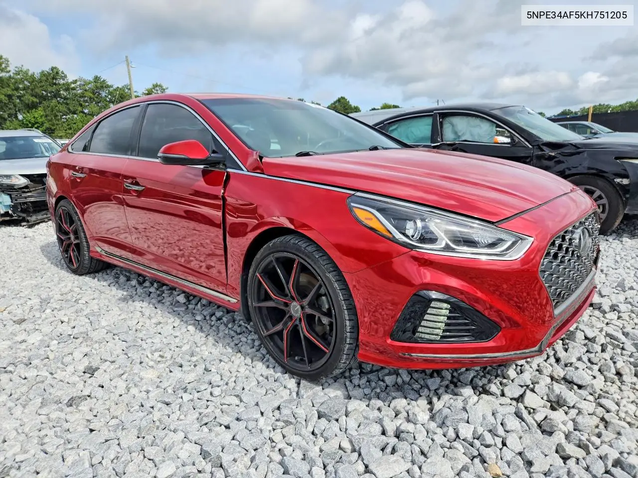 2019 Hyundai Sonata Sport VIN: 5NPE34AF5KH751205 Lot: 56577356